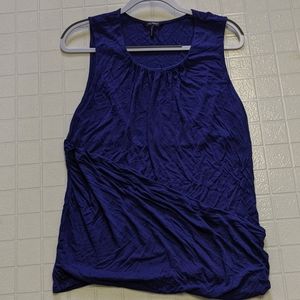 Daisy Fuentes top, sleeveless, XL, Blue